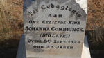 COMBRINCK Johanna -1923