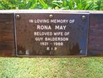 BALDERSON Rona May 1921-1988