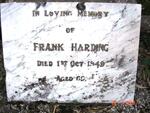 HARDING Frank  -1949