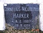 HARKER Cornelius Nicodemus 1907-1988