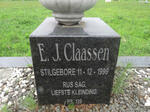 CLAASSEN E.J. 1999-1999