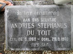 TOIT Andries Stephanus, du 1960-1960