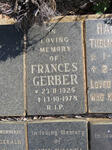 GERBER Frances 1925-1978
