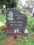 KLERK Deon Eric, de 1961-2018