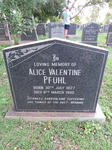 PFUHL Alice Valentine 1927-1980