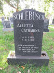 SCHLEBUSCH Aletta Catharina 1932-1978