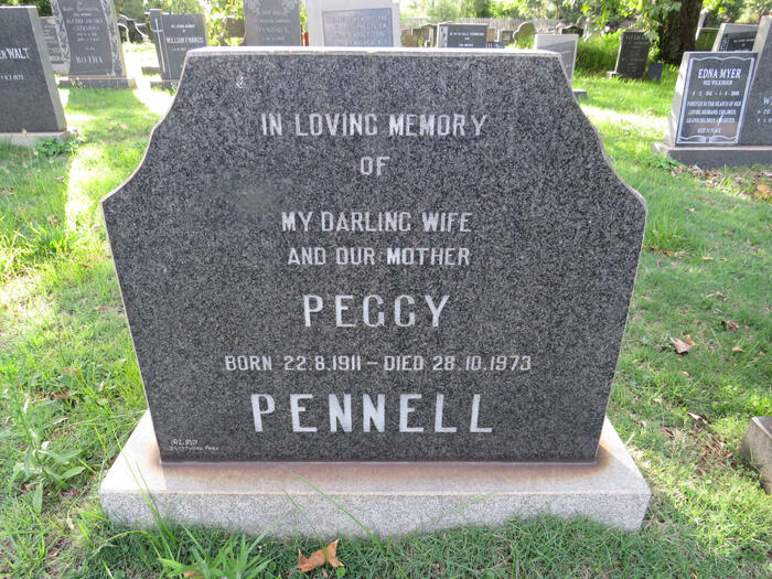 PENNELL Peggy 1911-1973