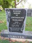 VERSTER Gwendoline Margaret 1928-2006