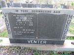 VENTER Jan Andries 1910-1974