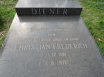 DIENER Christian Frederich 1911-1976
