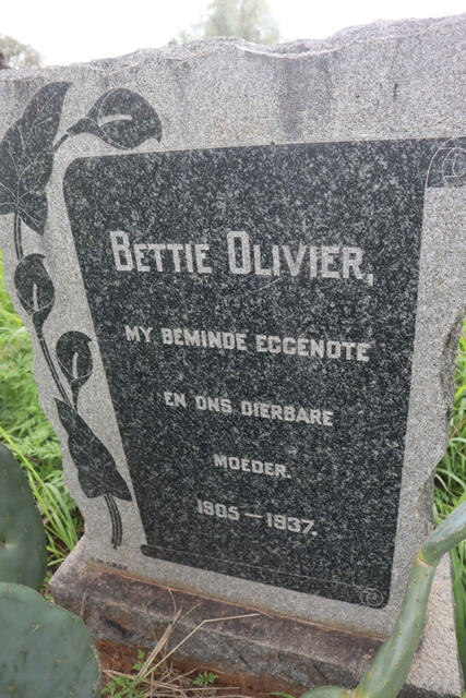 OLIVIER Bettie 1905-1937