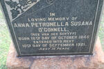 O'CONNELL Anna Petronella Susana nee VAN DER SCHYFF 1846-1921