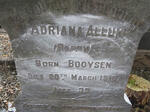 ALLUM Adriana nee BOOYSEN -1918