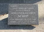 SCHEP Johannes Jacobus 1900-1966