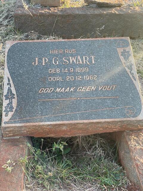 SWART J.P.G. 1899-1962