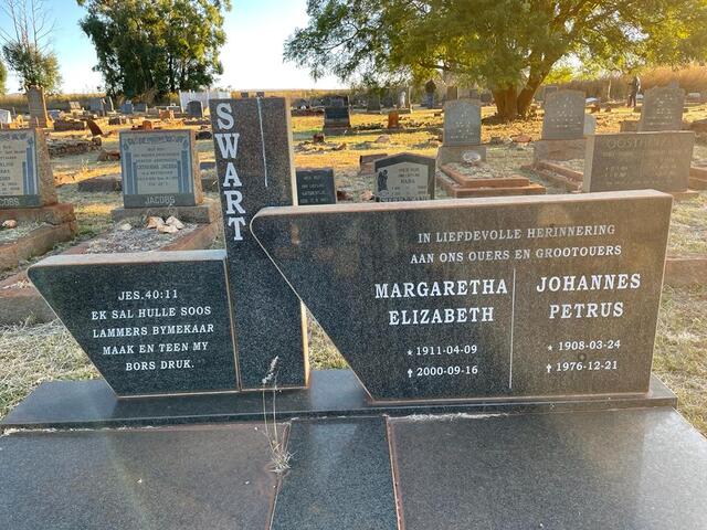 SWART Johannes Petrus 1908-1976 & Margaretha Elizabeth 1911-2000