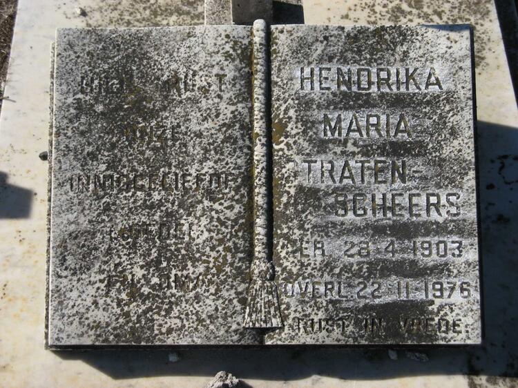 STRATEN Hendrika Maria, SCHEERS 1903-1976