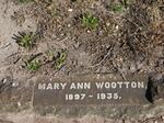 WOOTTON Mary Anne 1897-1935