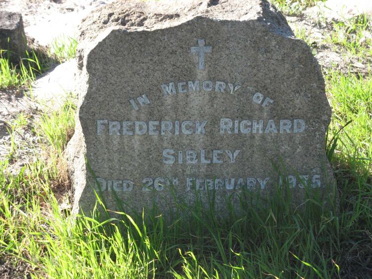 SIBLEY Frederick Richard -1935