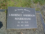 MARKHAM Lawrence Anderson 1924-2000