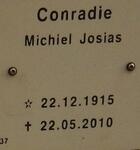 CONRADIE Michiel Josias 1915-2010
