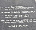 ? Jonathan Cicero 1974-1991