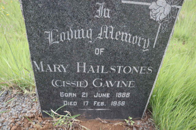 GAVINE Mary Hailstones 1888-1958