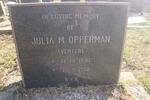 OPPERMAN Julia nee VENTER 1930-1952