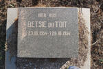 TOIT Betsie, du 1954-1954