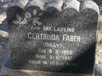FABER Gertruida 1950-1951