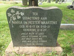 MAARTENS Maria 1917-1927 :: MAARTENS Hester 1921-1927