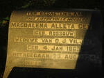 GEYER Magdalena Aletta voorheen VILJOEN nee ROSSOUW 1863-1924