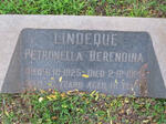 LINDEQUE Petronella -1925 :: LINDEQUE Berendina -1925