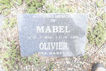 OLIVIER Mabel nee HARPUR 1912-2006