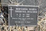 OCKERSE Bernarda Maria Theresia 1928-2000