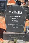 MZIMBA Mandithini Italia Fancy 1936-2011
