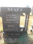 NUNES Manuel 1908-1992 & Maria 1917-1992