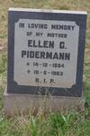 PIDERMANN Ellen G. 1884-1963