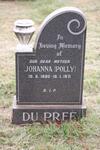 PREE Johanna, du 1890-1971