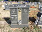KHOSANA Jappie Buti 1948-2011