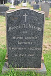 NYKAMP Jeannette 1954-1968