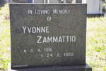 ZAMMATTIO Yvonne 1916-1980