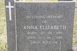 ? Anna Elizabeth 1895-1989