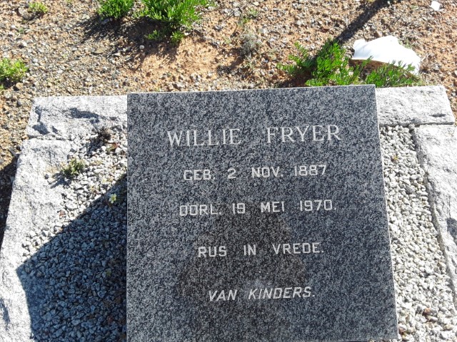 FRYER Willie 1887-1970
