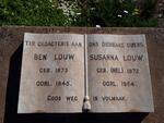 LOUW Ben 1873-1945 & Susanna NEL 1872-1954