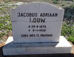LOUW Jacobus Adriaan 1876-1960