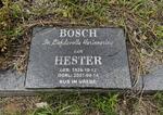 BOSCH Hester 1926-2007