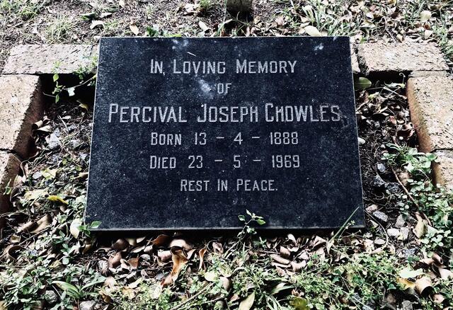 CHOWLES Percival Joseph 1888-1969