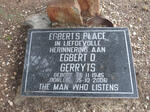 GERRYTS Egbert D. 1945-2006