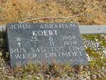 KOERT John Abraham 1909-1979